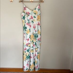Floral garden maxi dress